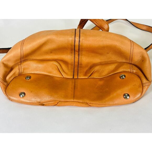 B. Makowsky Kayla Peach Leather Shoulder Bag Orig $318 - Picture 9 of 13